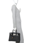 Togo Matte Alligator Birkin Touch 30 Black