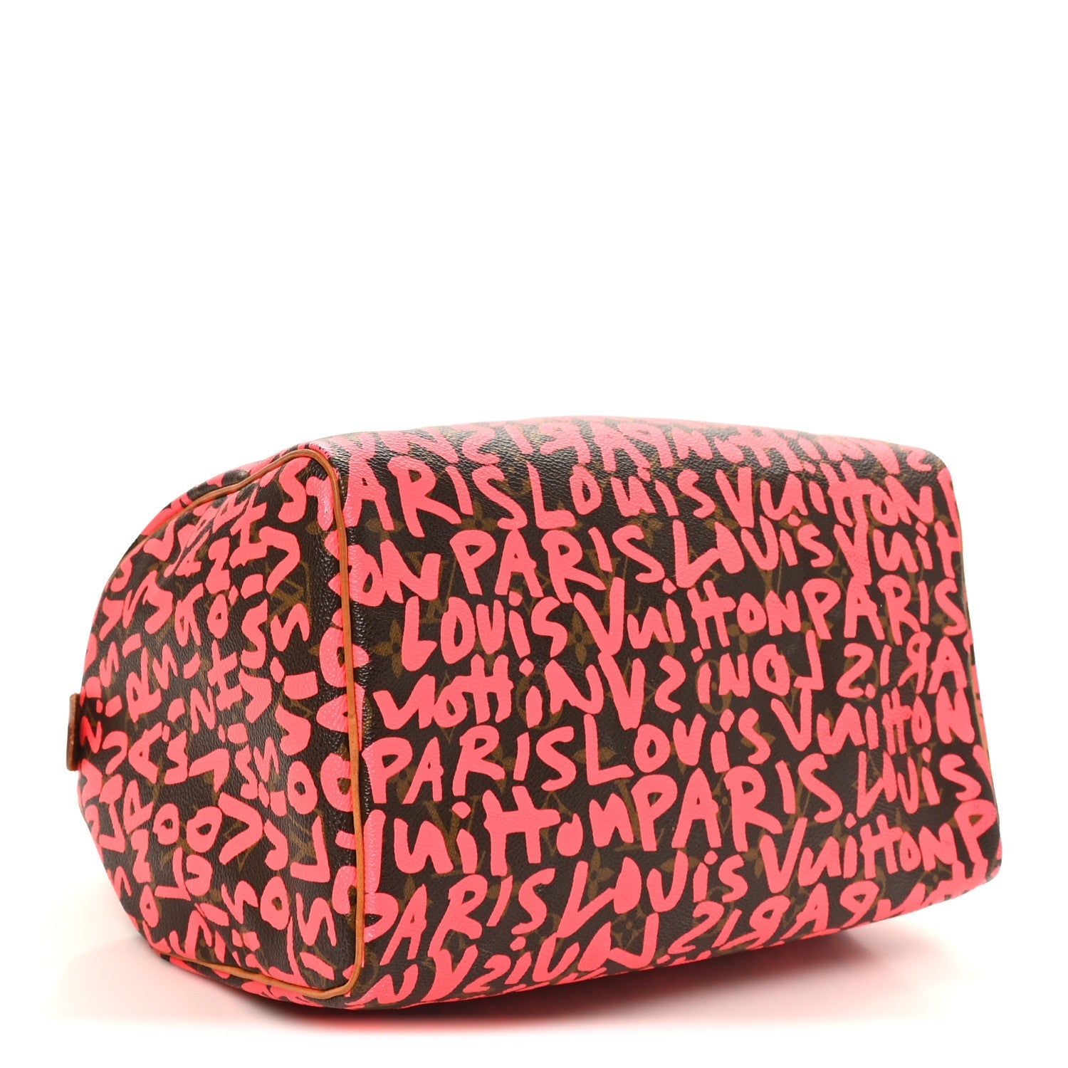 Monogram Graffiti Speedy 30 Fuchsia