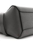 Grained Calfskin Nano Belt Bag Grey