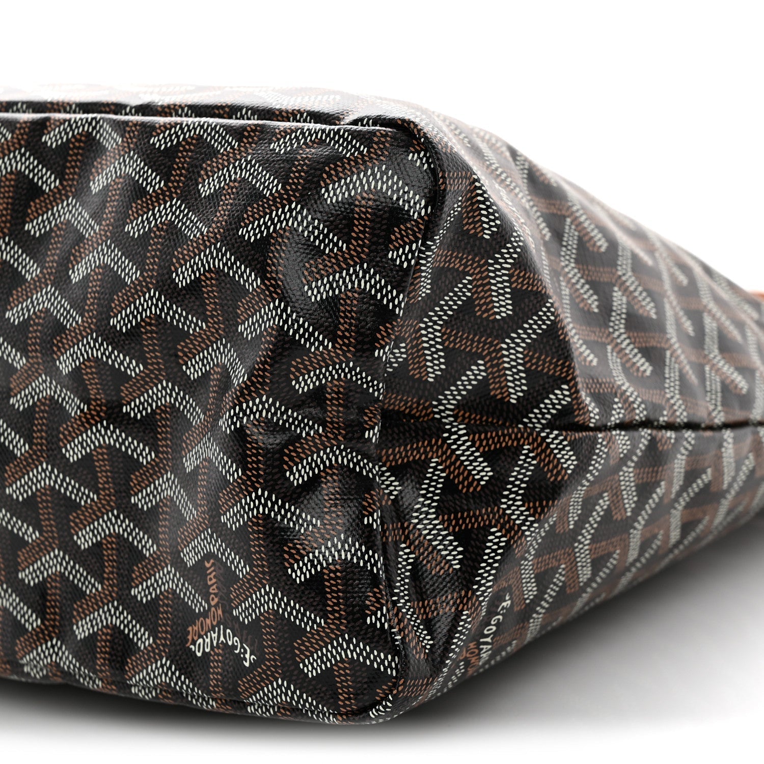 Goyardine Boheme Hobo Black Gold