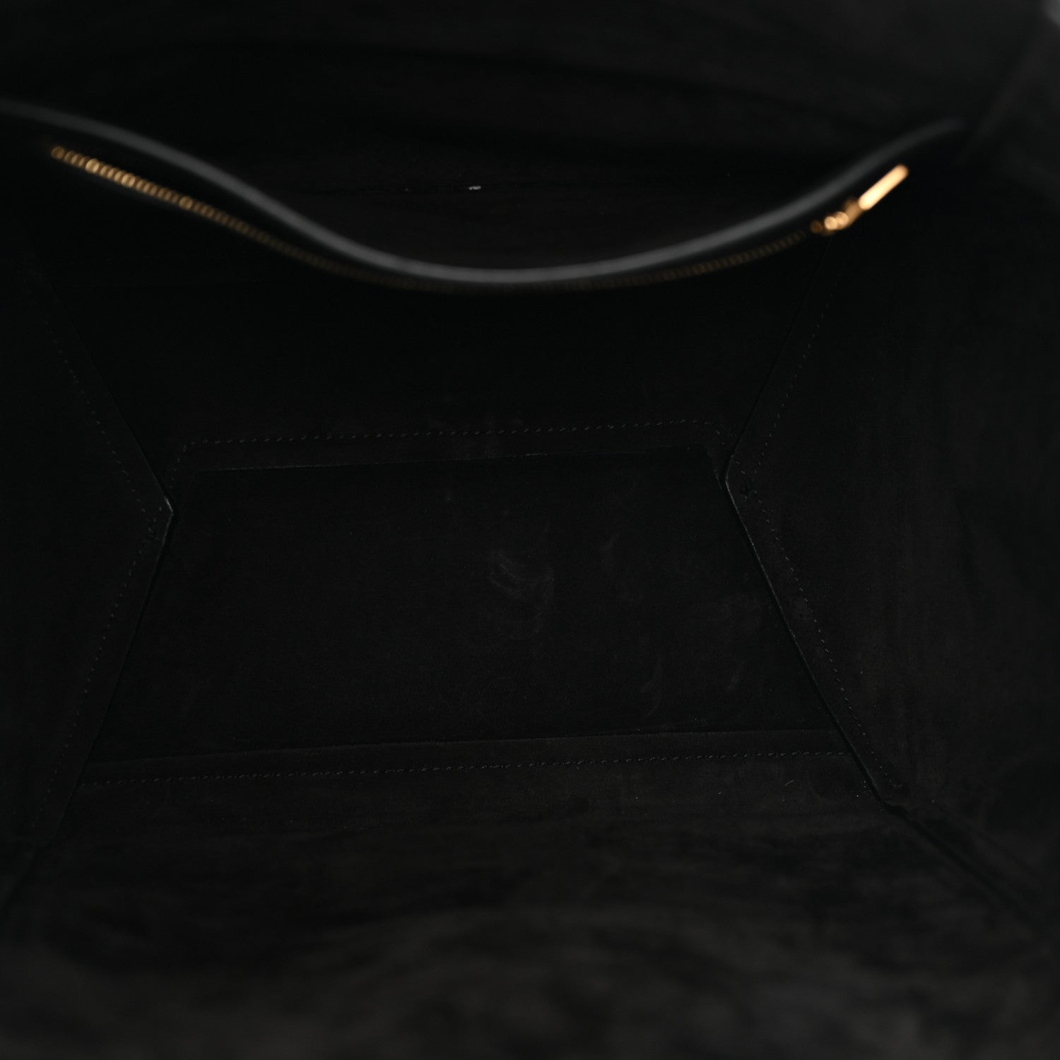 Soft Grained Calfskin Sangle Bucket Bag Black