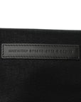 Washed Frayed Denim Logo Medium Hardware Tote Blue