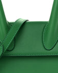 Smooth Calfskin Le Chiquito Moyen Green