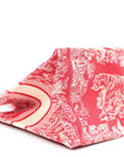 Canvas Embroidered Medium D1ORiviera Toile De Jouy Book Tote Raspberry
