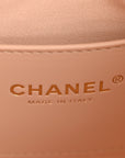 Metallic Caviar Quilted Small CHNL 25 Handbag Copper