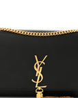 Grain De Poudre Medium Classic Monogram Kate Tassel Satchel Black