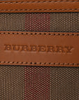 Canvas Mega Check Mini Ashby Tassel Crossbody Saddle Brown