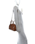 Calfskin Small Sac De Jour Boston Handle Toasted Brown