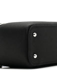 Satin Crystal Pave Medium Sicily Tubes Black