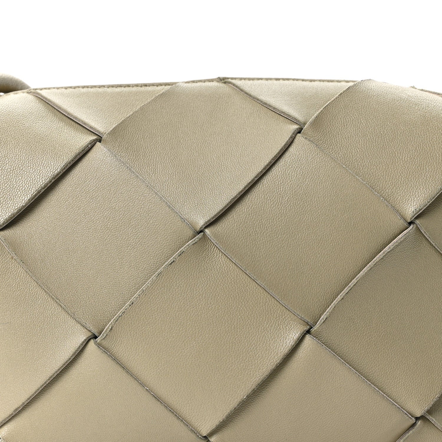 Lambskin Maxi Intrecciato Small Cassette Camera Bag Travertine