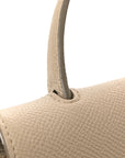 Grained Calfskin Nano Belt Bag Light Taupe