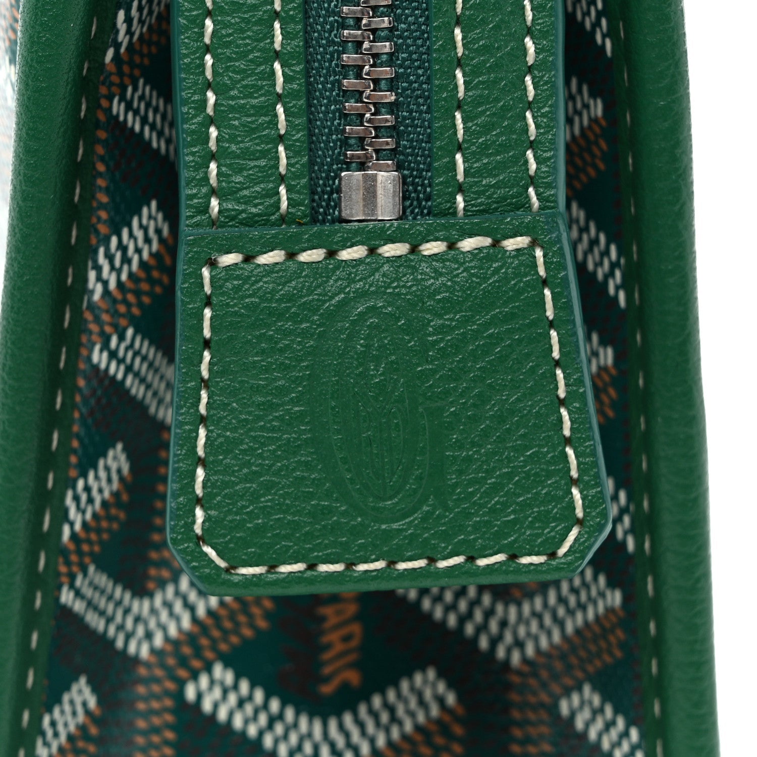 Goyardine Jouvence Toiletry Pouch MM Green