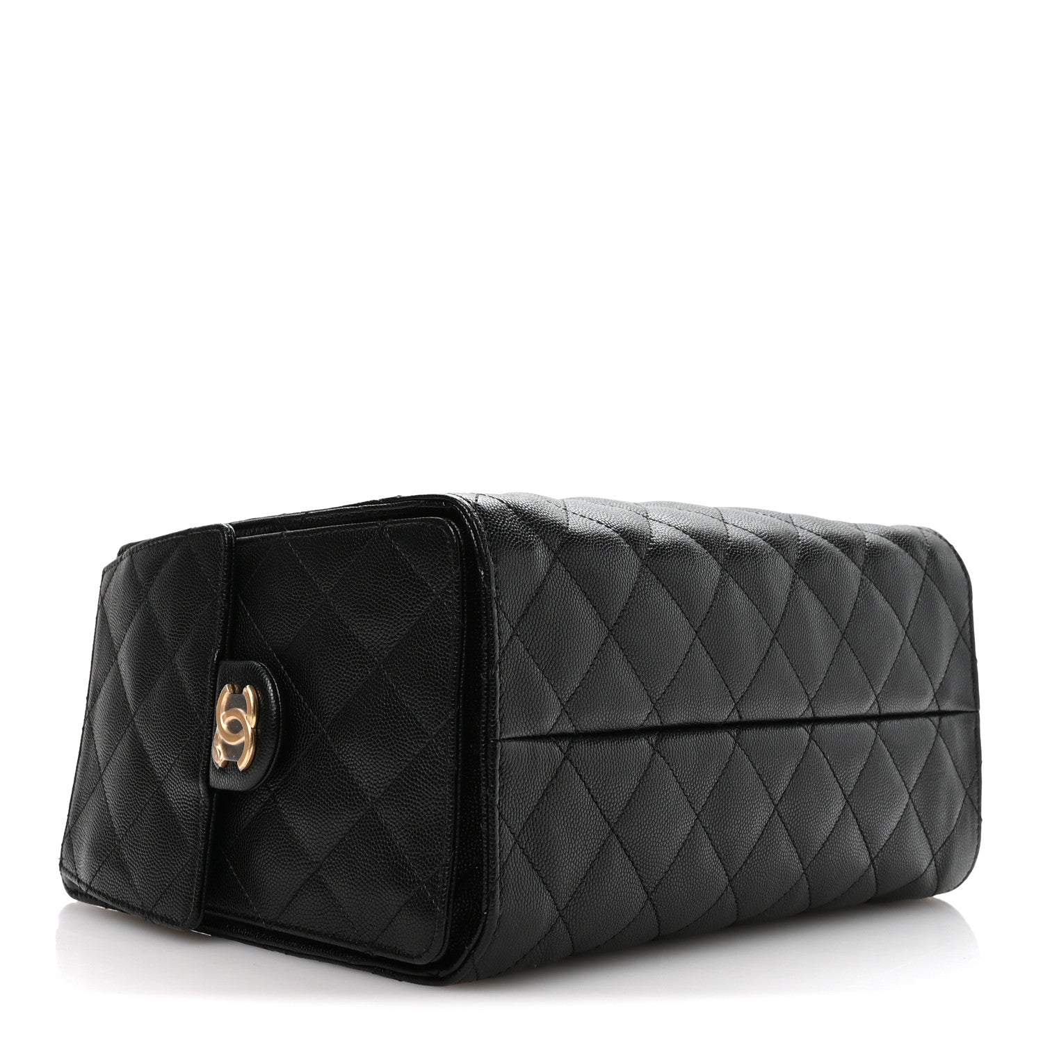 Caviar Quilted Small CHNL 25 Handbag Black