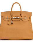 Taurillon Clemence HAC Birkin 32 Natural Sable