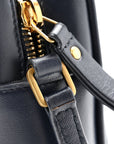 Calfskin Matelasse Monogram Lou Camera Bag Deep Marine