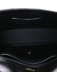 Lambskin Chevron Quilted Medium Loulou Black