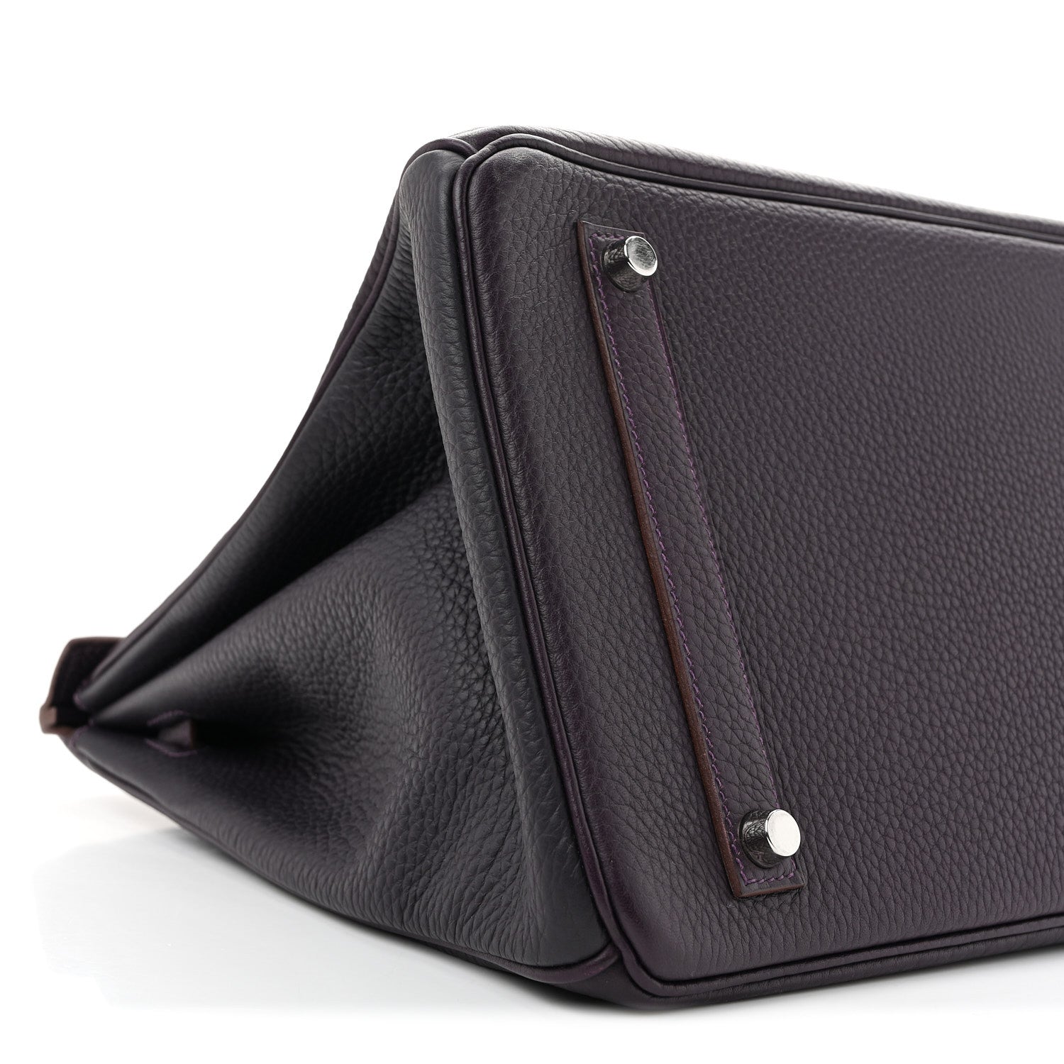 Taurillon Clemence Birkin 35 Raisin