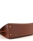 Veau Grain Lisse Kelly Sellier 32 Noisette