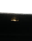 Grain De Poudre Medium Classic Monogram Kate Satchel Black