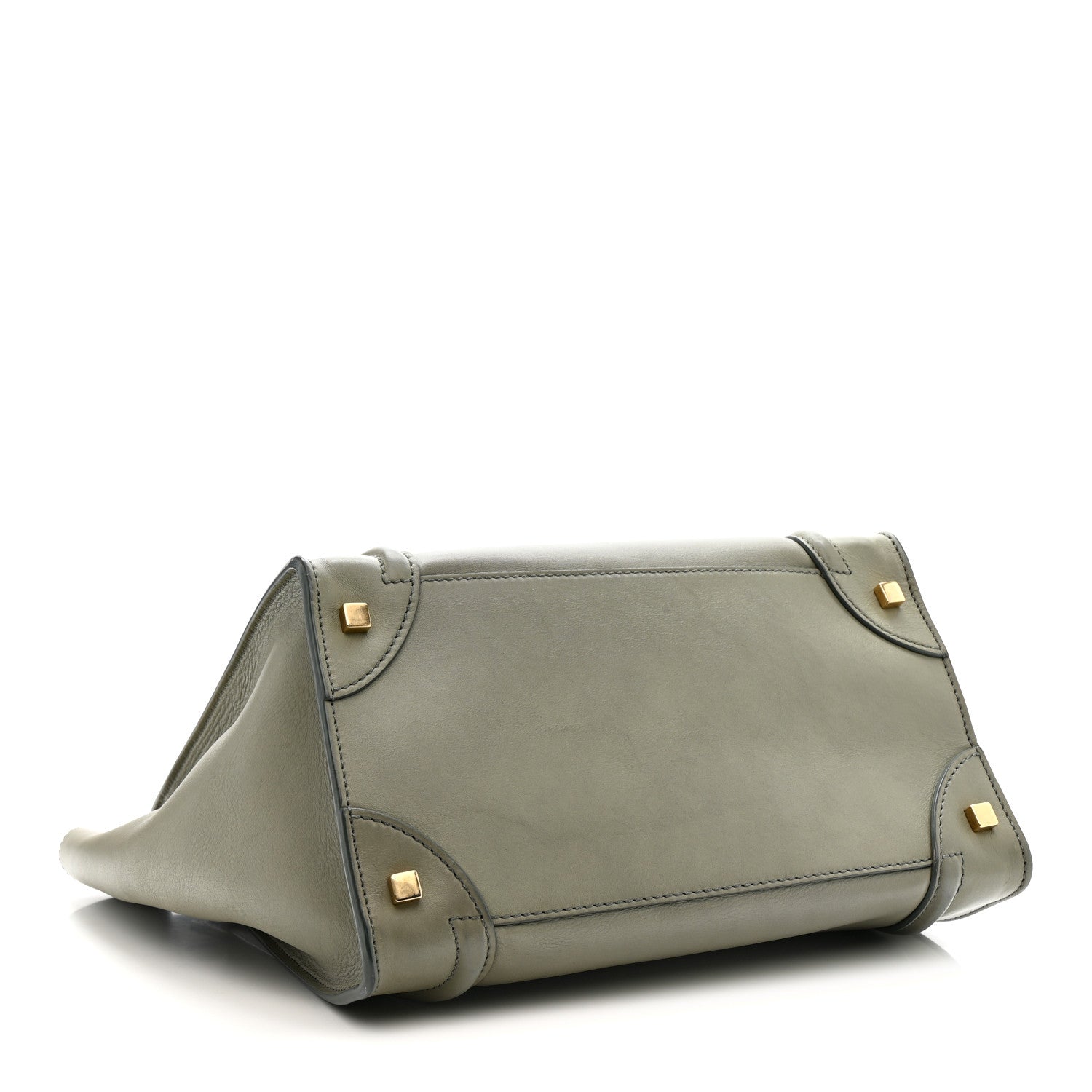 Smooth Calfskin Mini Luggage Almond