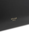 Smooth Calfskin Double Stitching Mini Belt Bag Black
