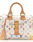 Monogram Multicolor Speedy 30 White