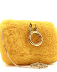 Shearling Vitello Grace Nano Baguette Charm Narciso