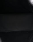 Washed Denim Quilted Medium CHNL 25 Handbag Black