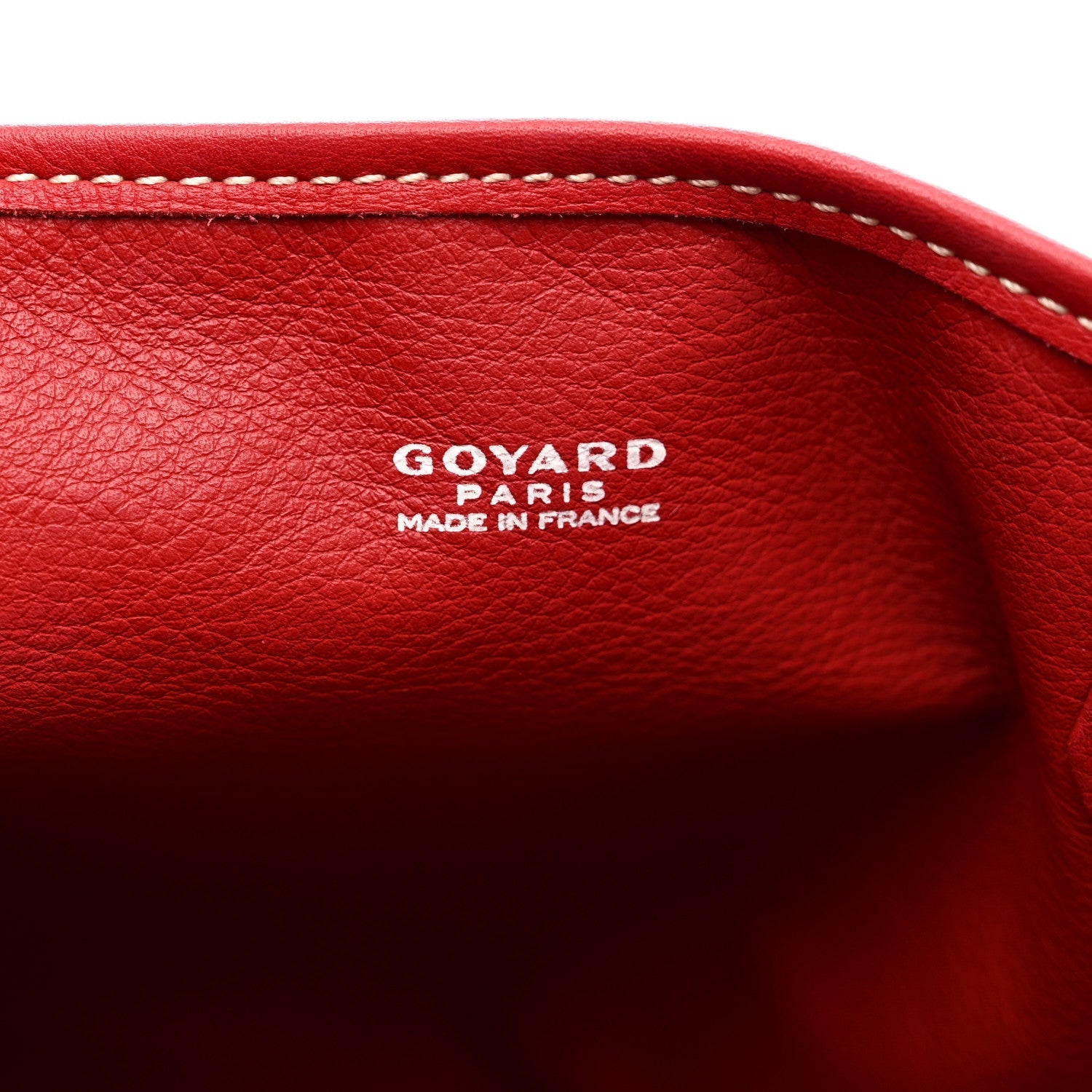 Goyardine Reversible Mini Anjou Red