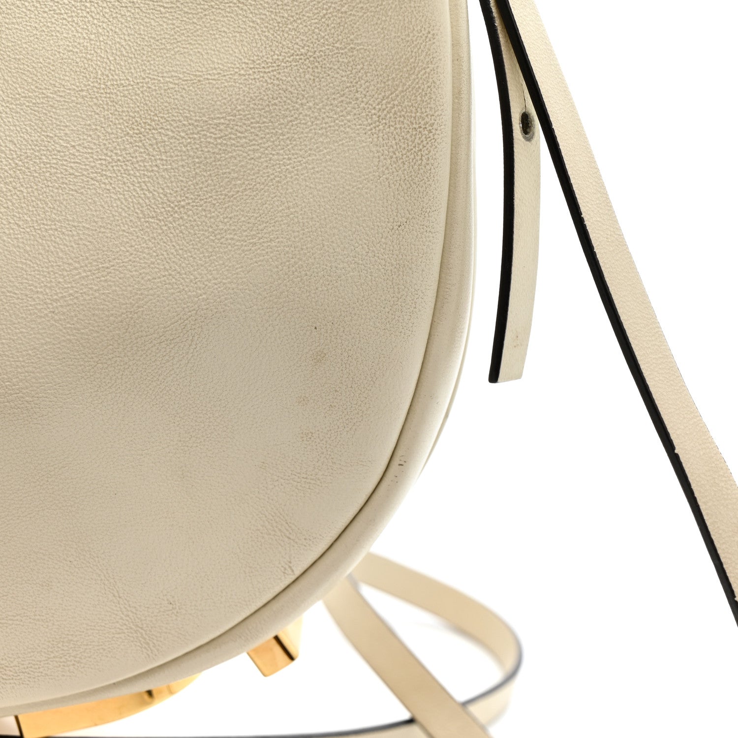 Vitello Grace Matte Mini FNDIgraphy Hobo Bag White Ice