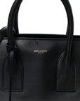 Calfskin Small Sac De Jour Black