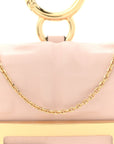 Nappa Matisse FF Embossed Nano Maxi Buckle Baguette Charm Rosa Quarzo