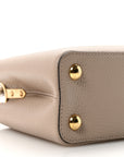 Taurillon Snakeskin Capucines BB Galet