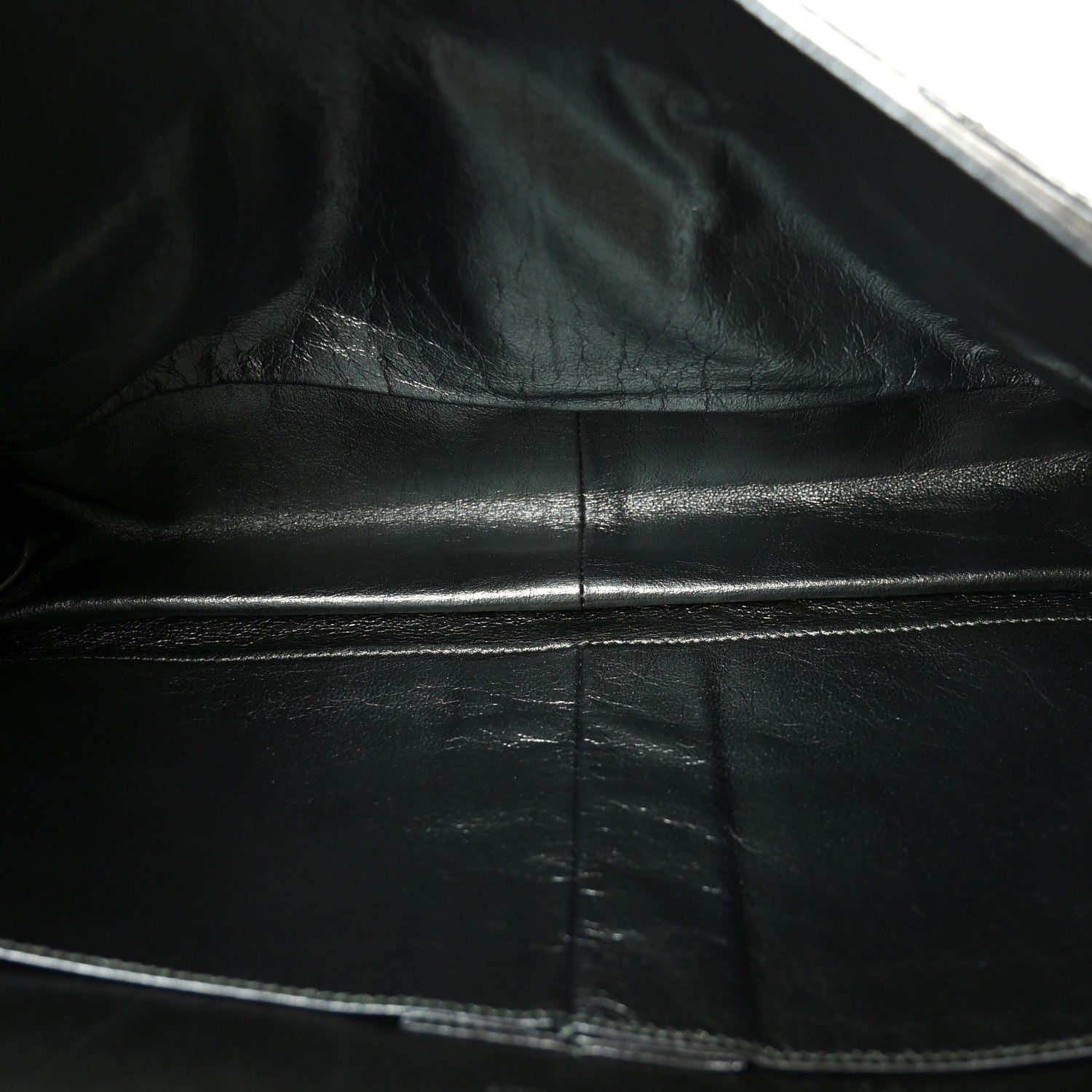 Metallic Aged Calfskin Quilted 2.55 Reissue 227 Flap Vert Fonce