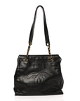 Lambskin CC Shoulder Bag Black