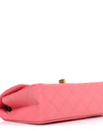 Aged Calfskin Quilted 2.55 Reissue Mini Flap Pink