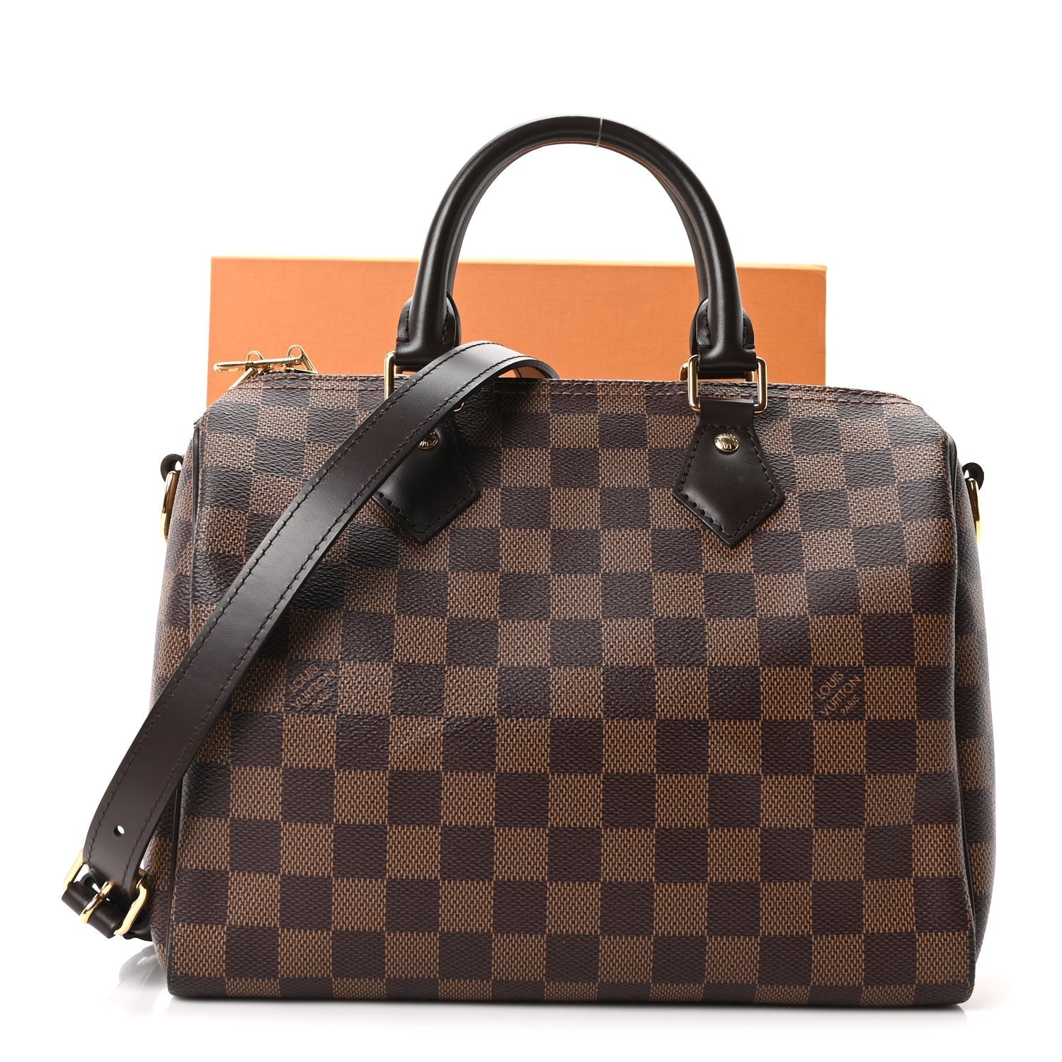 Damier Ebene Speedy Bandouliere 25