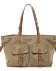 Nylon Vela Shopping Tote Sesamo