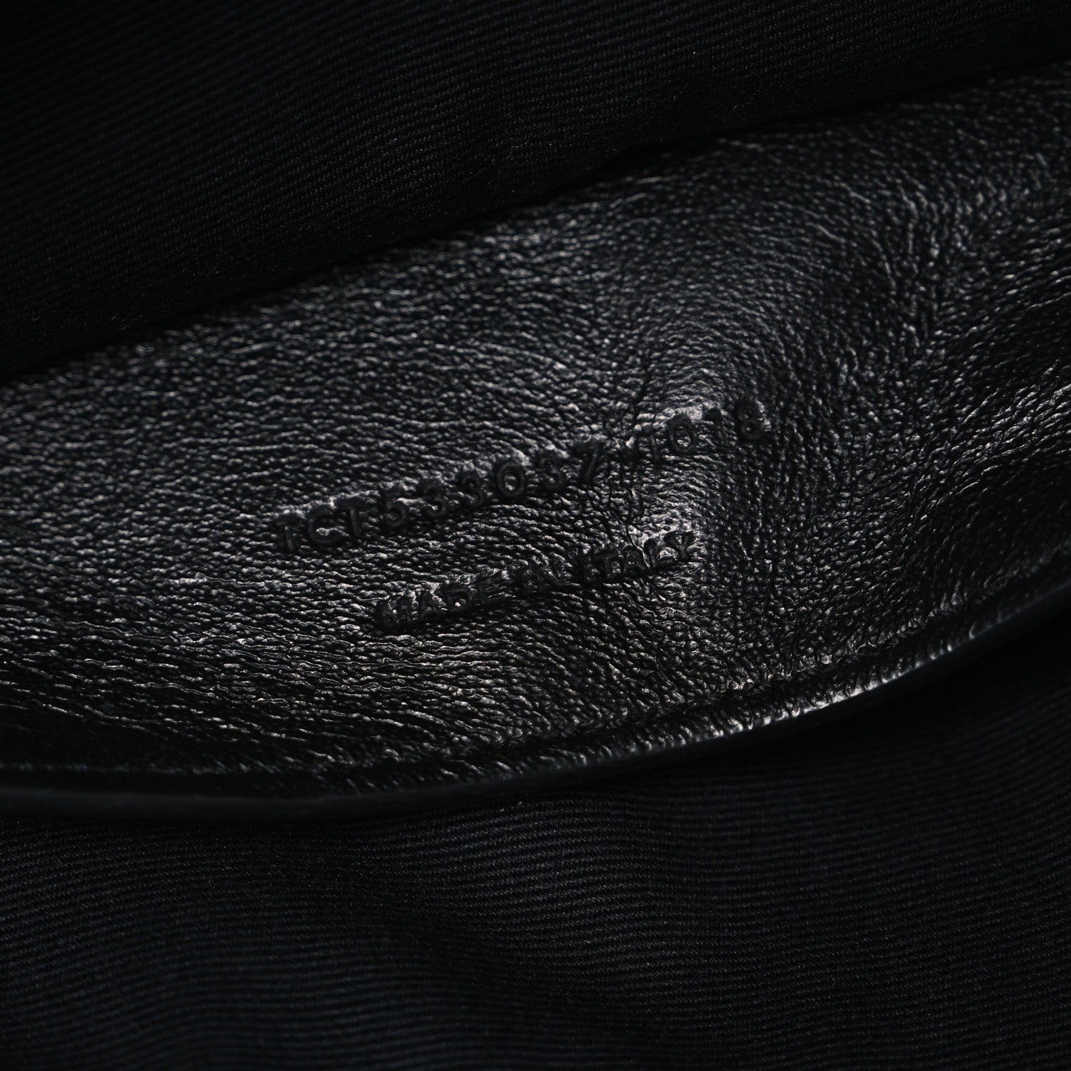 Crinkled Calfskin Matelasse Monogram Baby Niki Chain Satchel Black