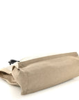 Linen Calfskin Rive Gauche Tote Optic White