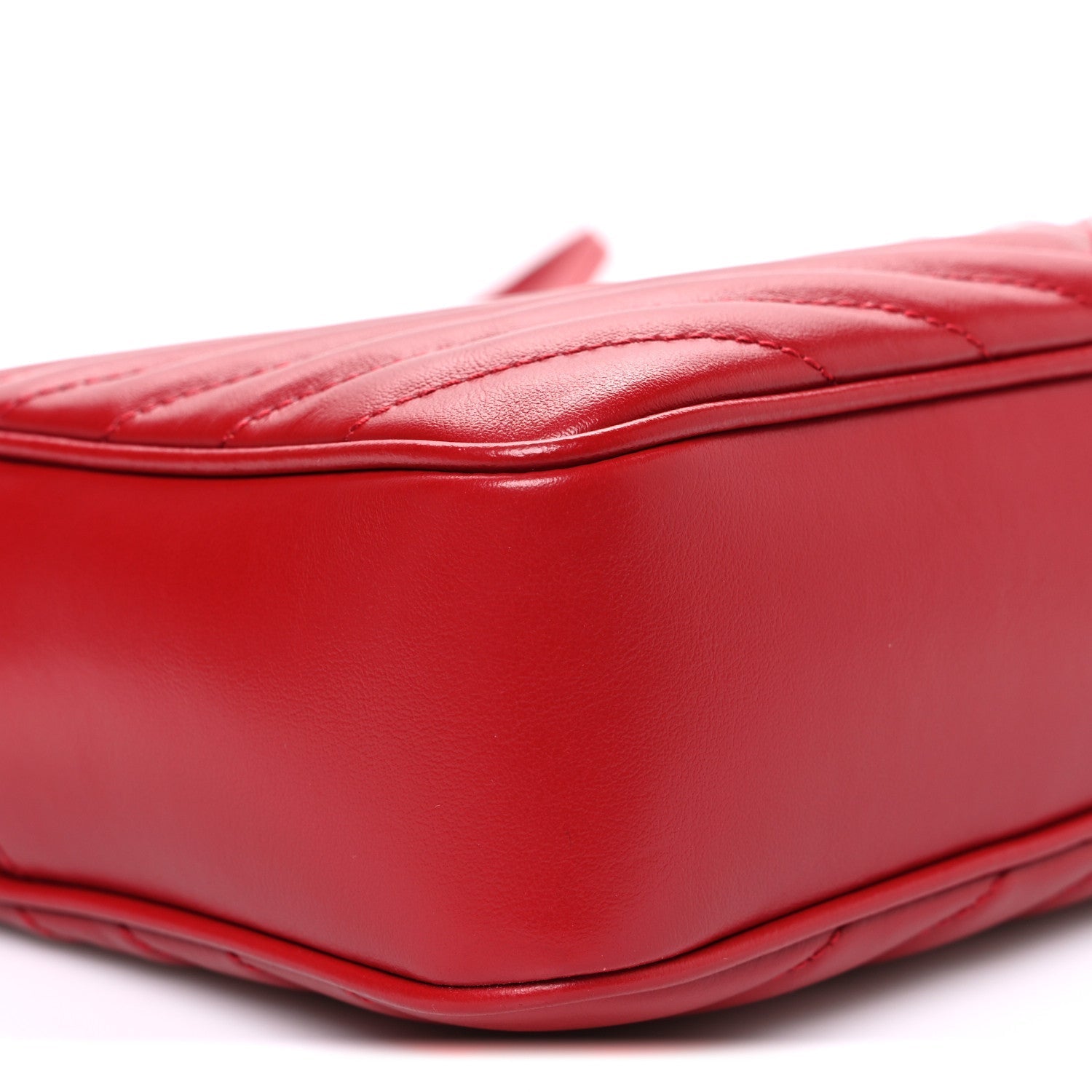 Calfskin Matelasse Monogram Lou Camera Bag Rouge Eros