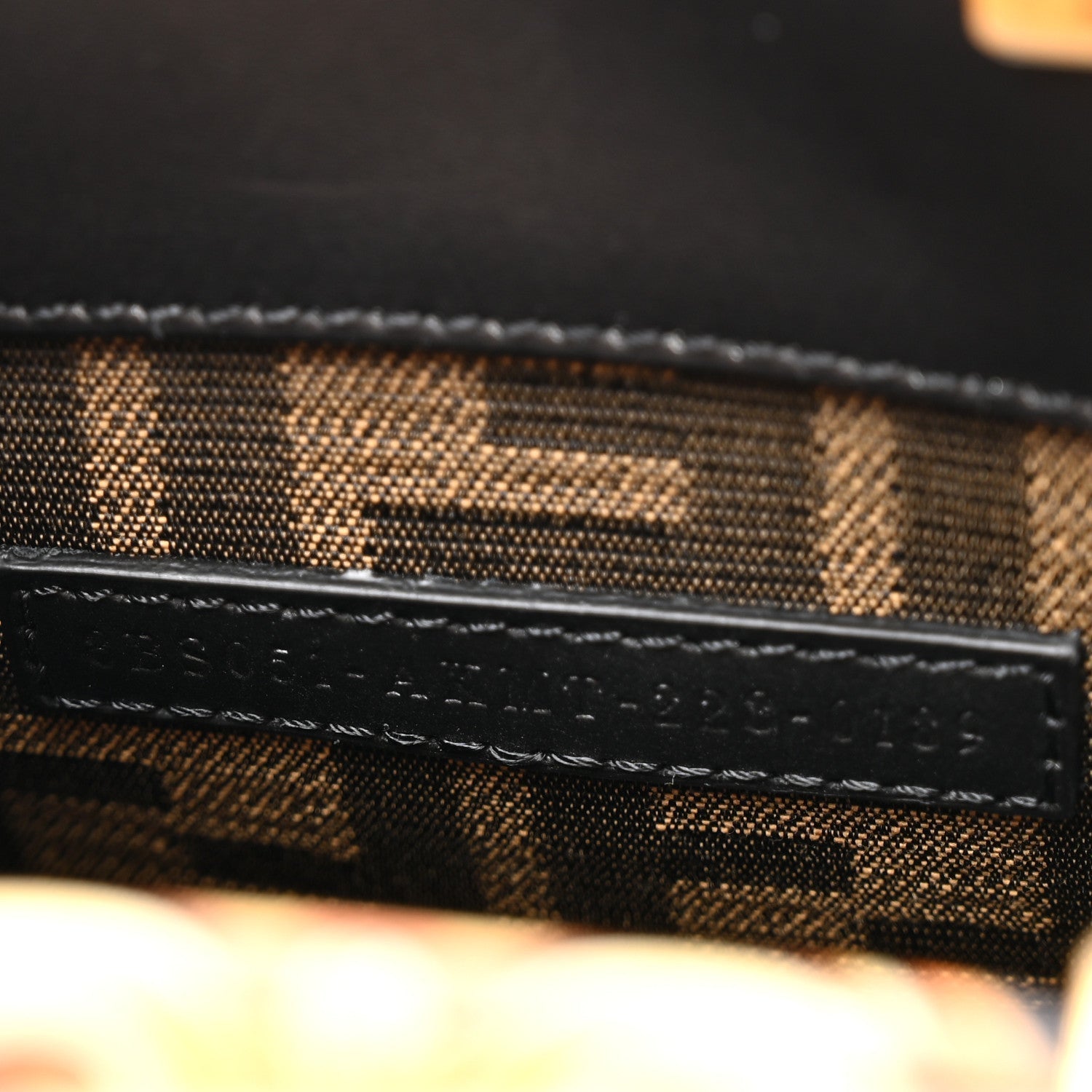X VERSACE Vitello King Catalan Mirror Plexiglass Fendace FF Baroque Logo Mini FNDI Sunshine Shopper Tote Black Gold