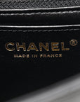 Lambskin Quilted Mini Rectangular Flap Black
