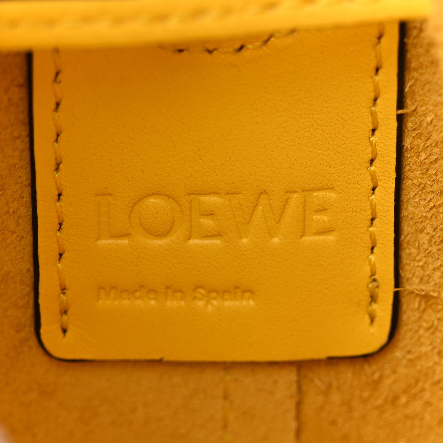 Calfskin Mini Balloon Bucket Bag Yellow