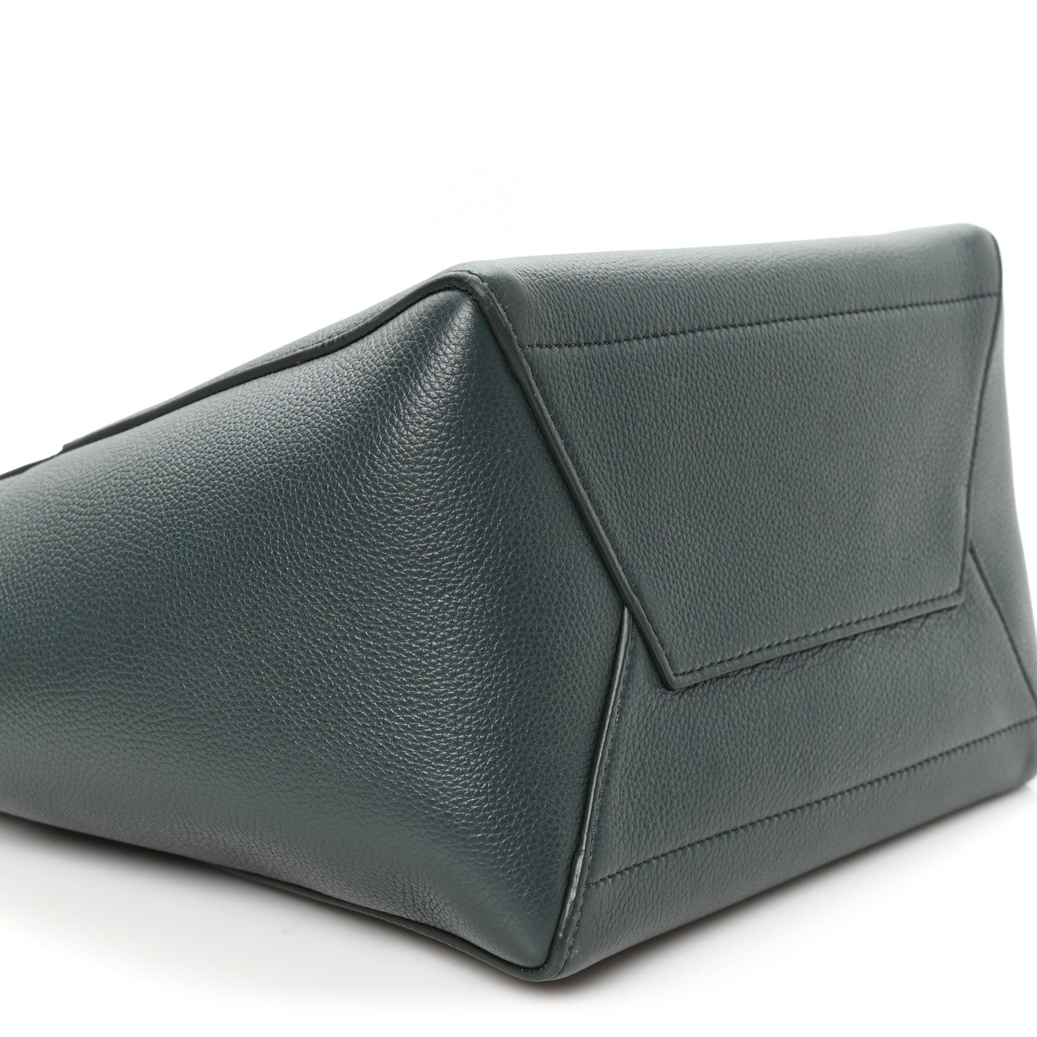 Soft Grained Calfskin Sangle Bucket Bag Amazone