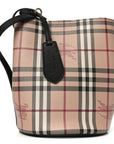 Haymarket Check Colours Small Lorne Bucket Crossbody Black