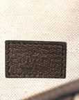 GG Supreme Monogram Textured Dollar Calfskin Web Small Ophidia Blondie Barrel shoulder Bag Beige New Acero