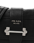 Glace Calf Soft Cahier Bag Black Astrale