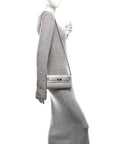 Metallic Chevre Chamkilight Kelly Wallet To Go Argent