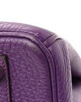Taurillon Clemence Birkin 30 Ultraviolet